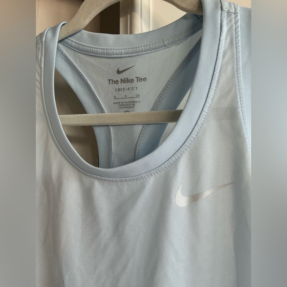 New Nike Dri-Fit Racerback Tank in Armory Light Blue - Picture 7 of 10